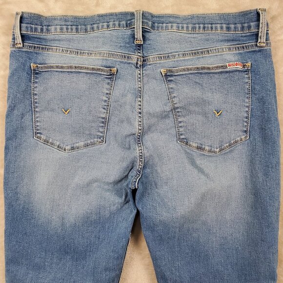 Hudson Natalie Jeans Midrise Slim Boyfriend Stretchy Crop Size 32 - Picture 7 of 14